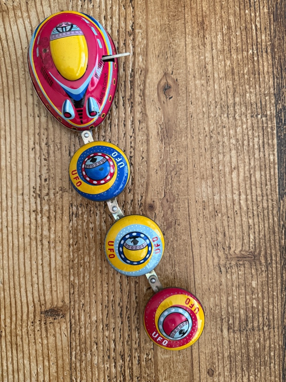 VTG | UFO Fleet Tin Litho Toy - Picture 6 of 9